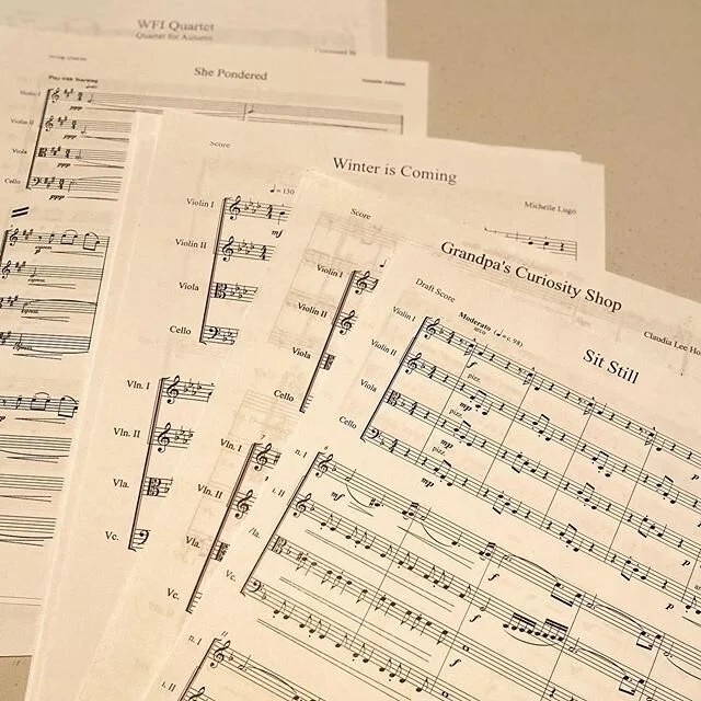 Six pieces for Friday night&rsquo;s concert, Noteworthy Works by Women. An all women led production! We hope to see you at the Loft at 7PM.