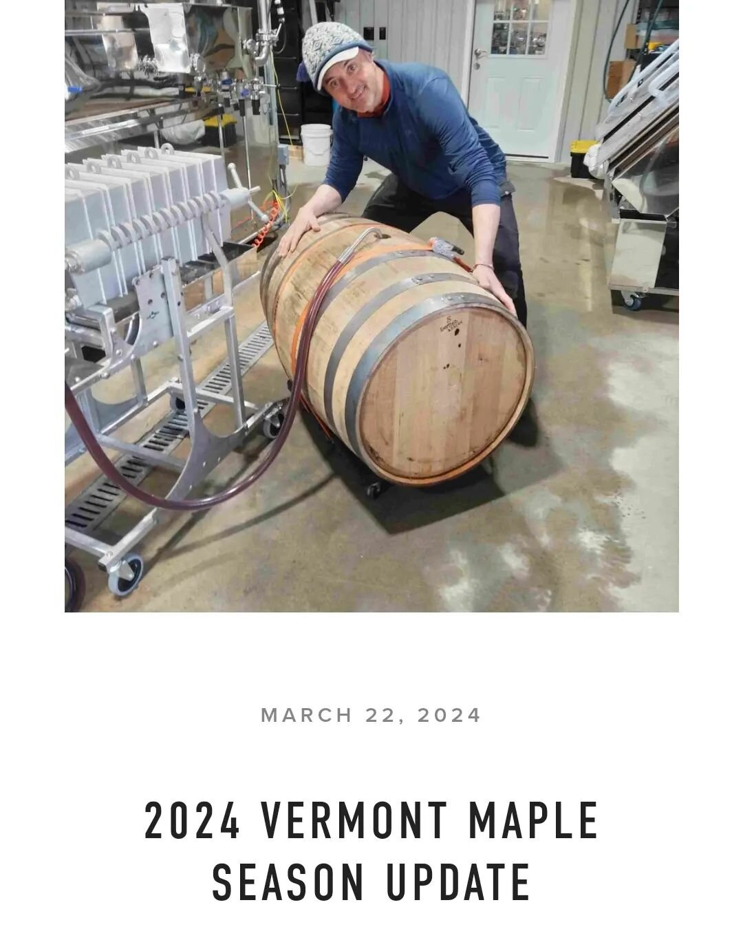 ✴️📃New blog post on our website 📃✴️

This post is all about our 2024 maple sugaring season so far. Written by yours truly.

Link in bio 

Have a wonderful day! 

#blog #blogger #blogging #blogpost #bloglife #maplesyrup #vermontmaplesyrup #realmaple