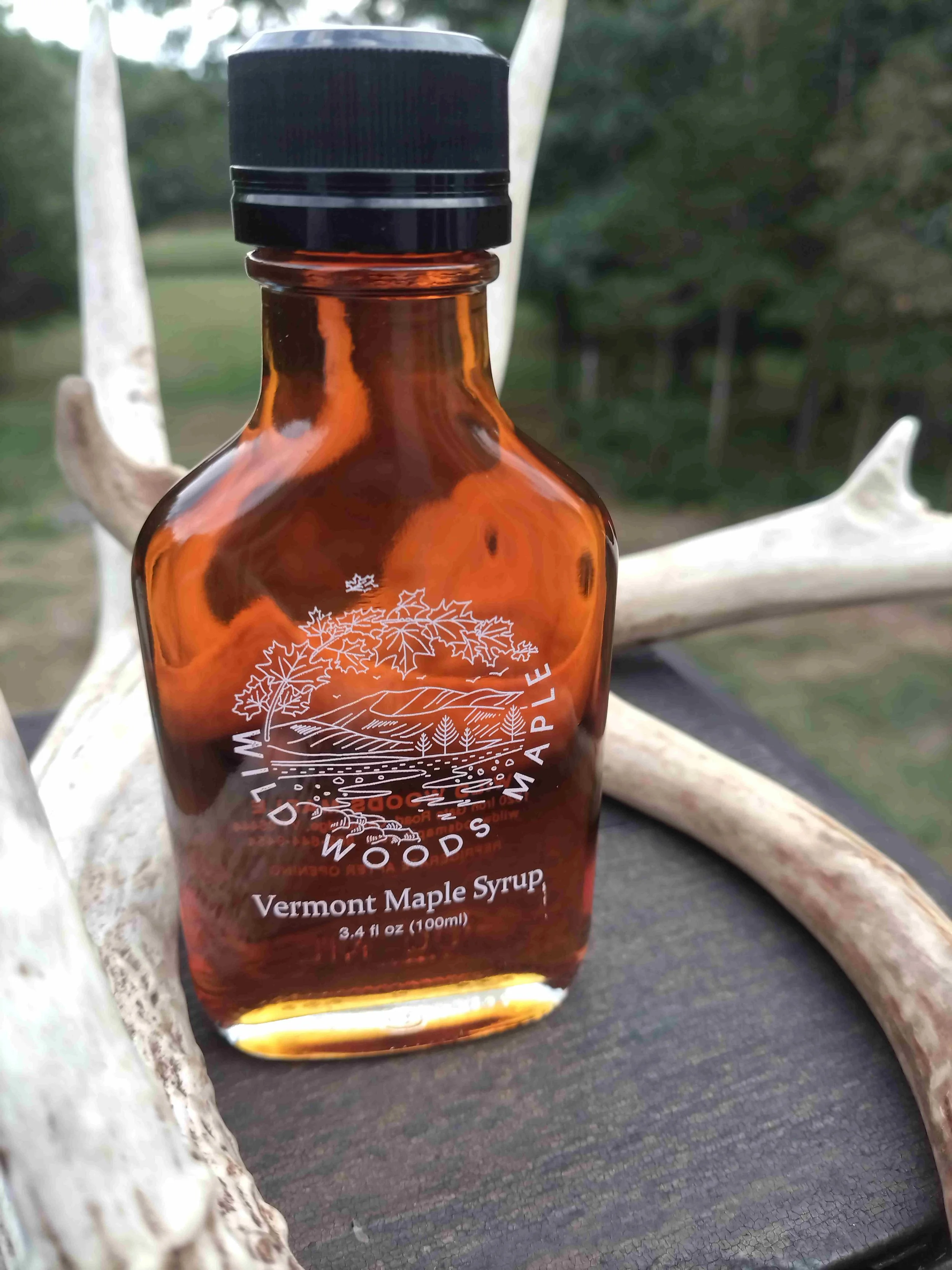 Bourbon Barrel Aged Maple Syrup Front