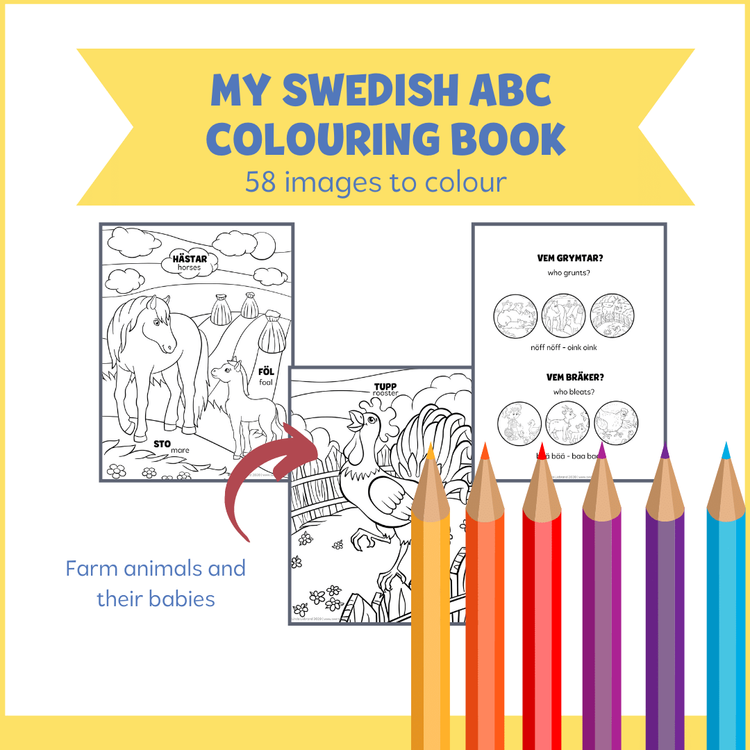 Swedish Spring Words and Language Activity Bundle PDF — Swenglish Life