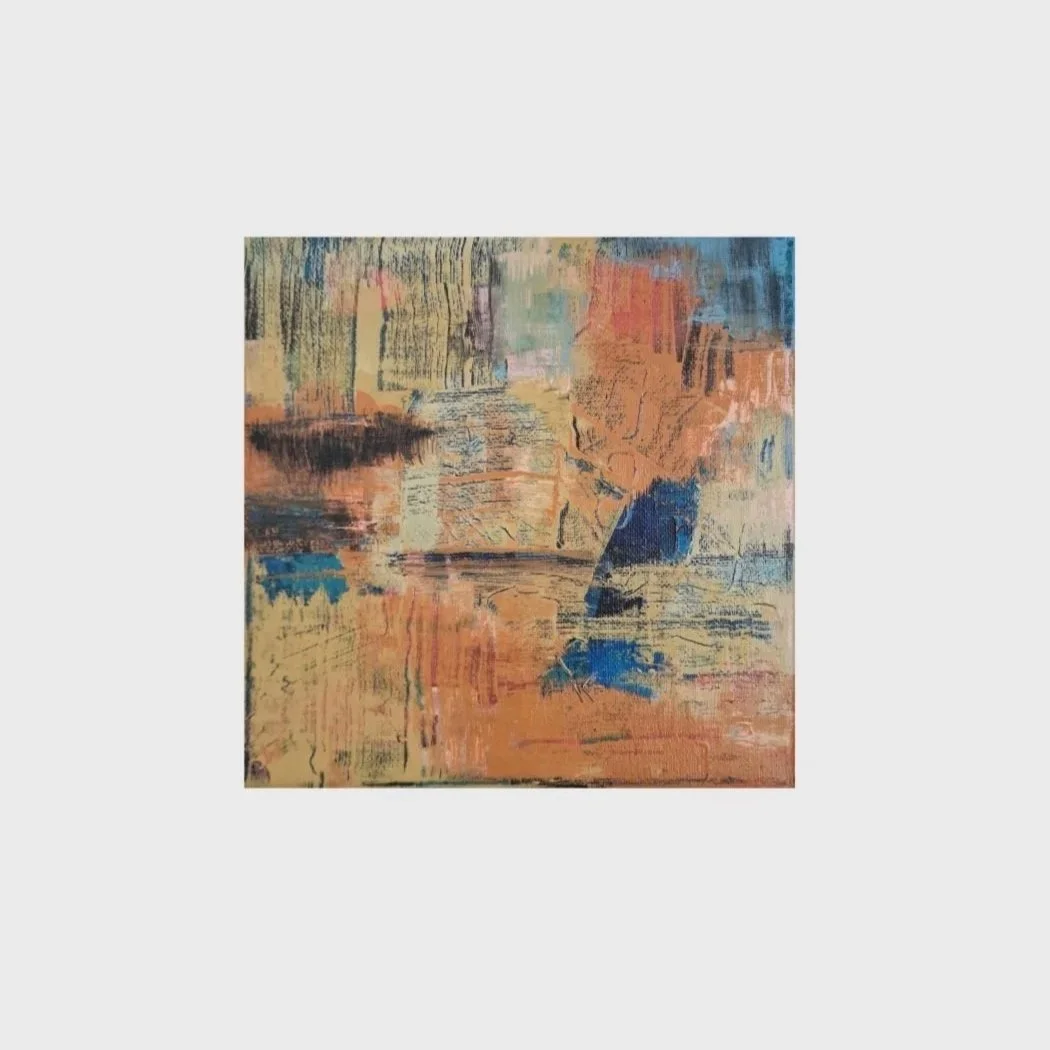 Fugue - 20cm x 20cm acrylic on canvas