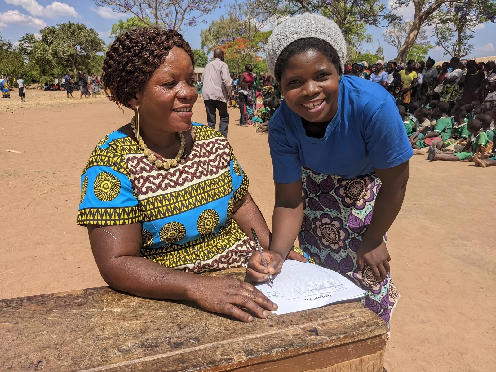 Construction started at Vivya village in Malawi