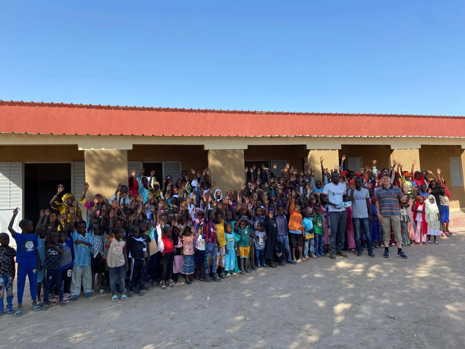 School visits in Senegal