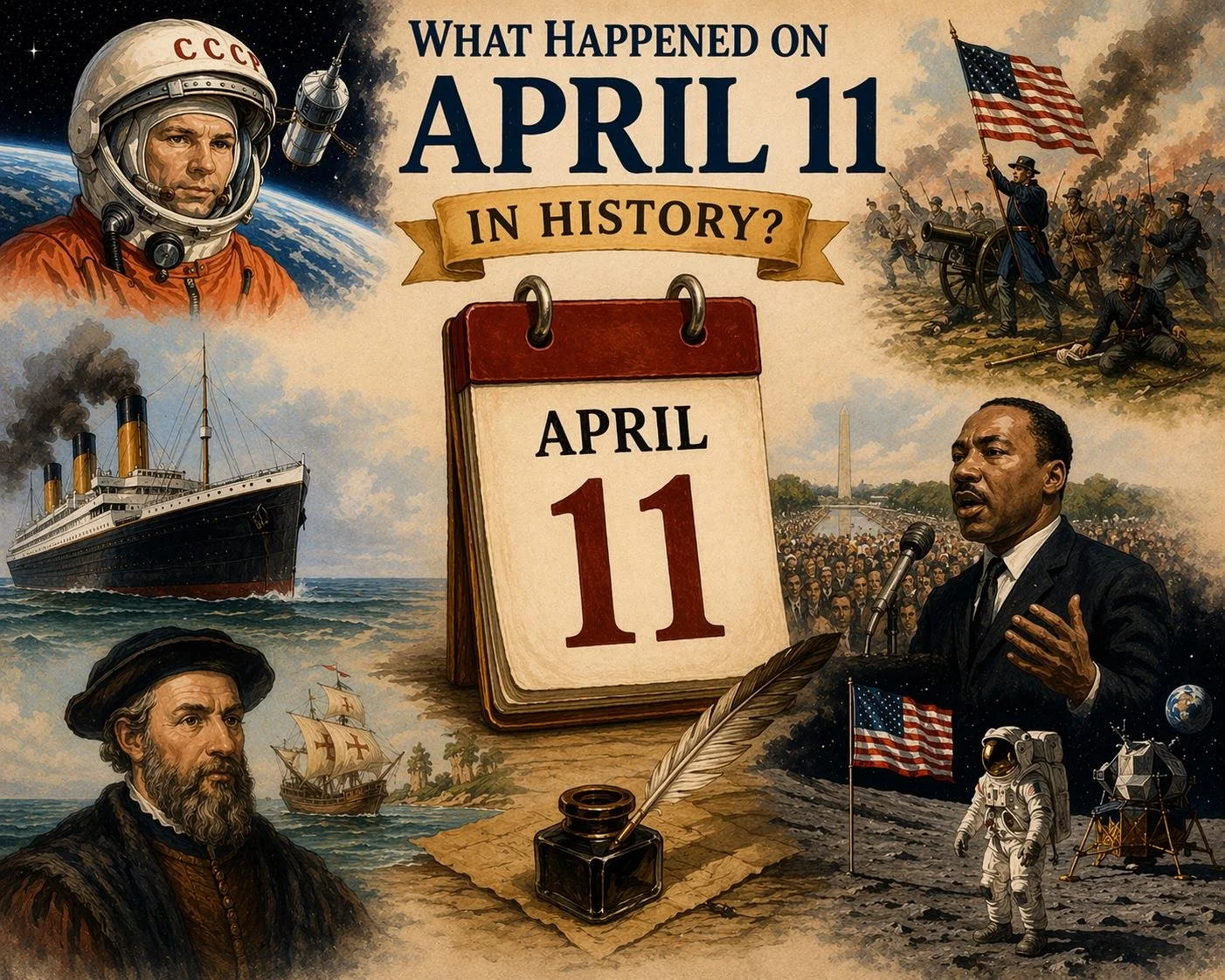 What Happened on April 11 in History? — Lawng Island
