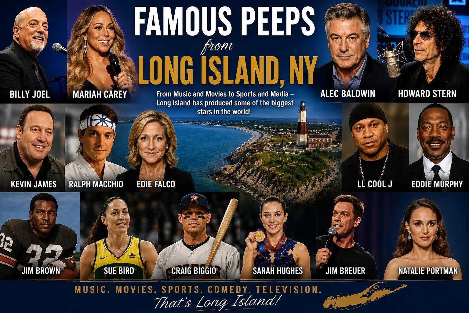 Famous Peeps from Long Island, NY