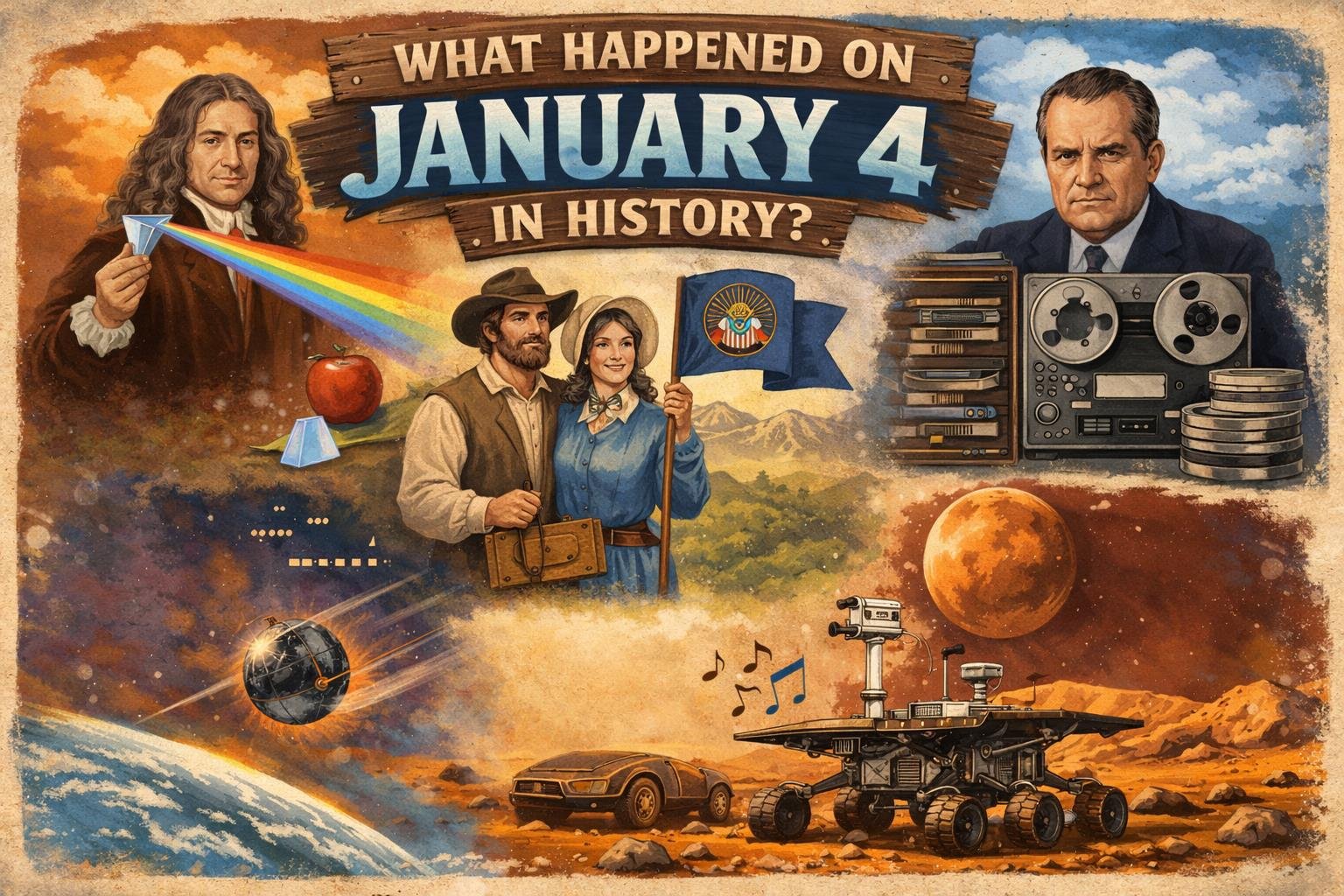 What Happened on January 4 in History?