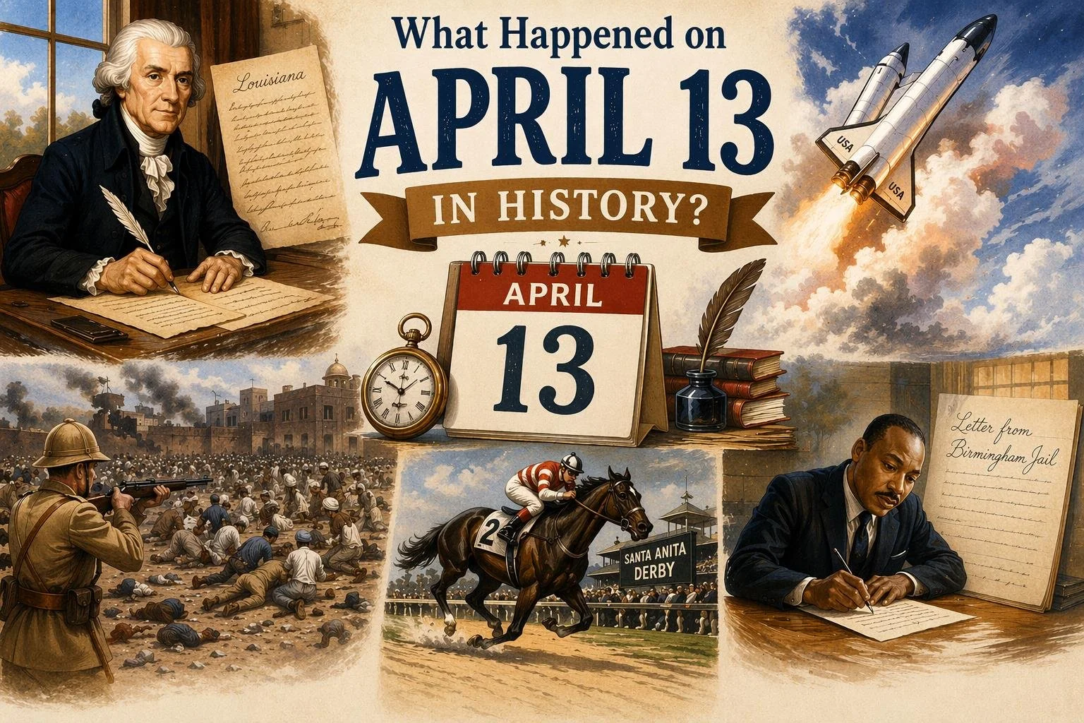 What Happened on April 13 in History?