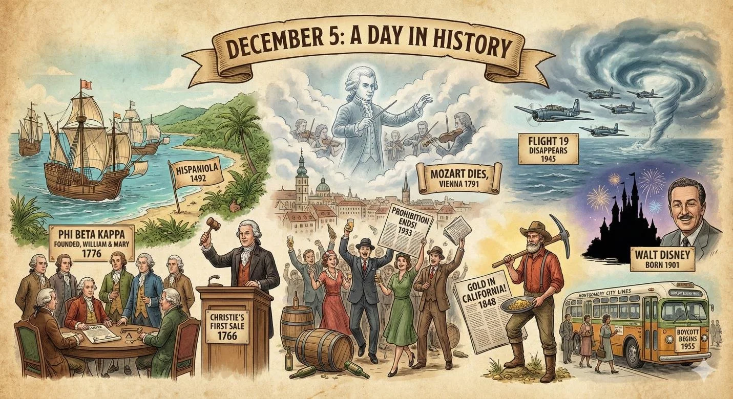 What Happened on December 5 in History?