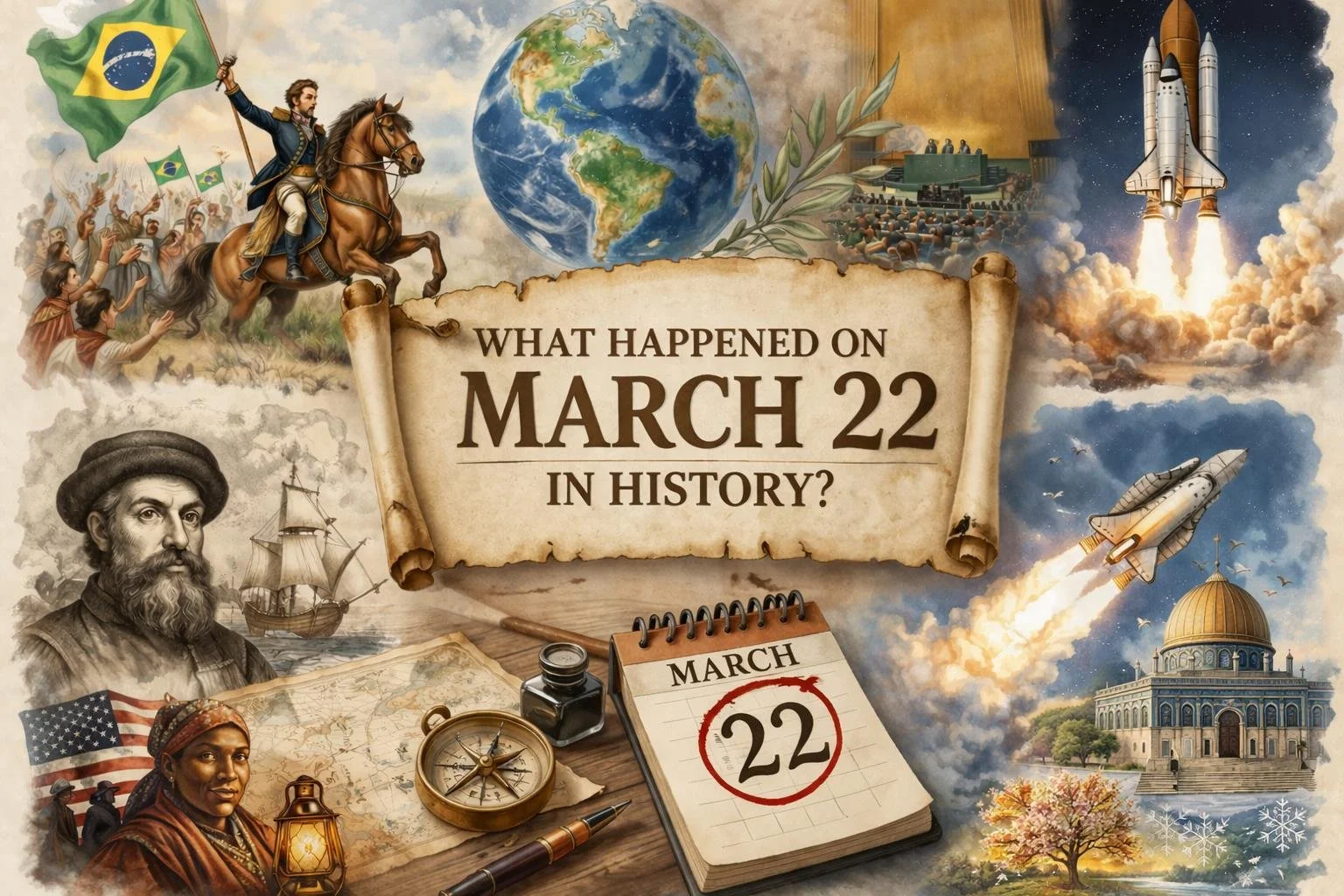 What Happened on March 22 in History?