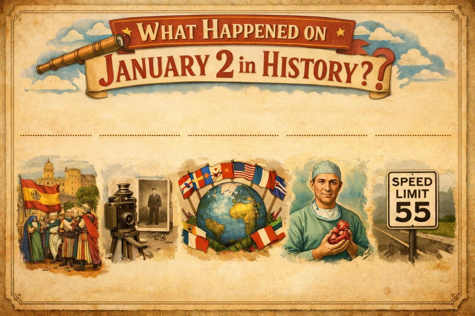 What Happened on January 2 in History?