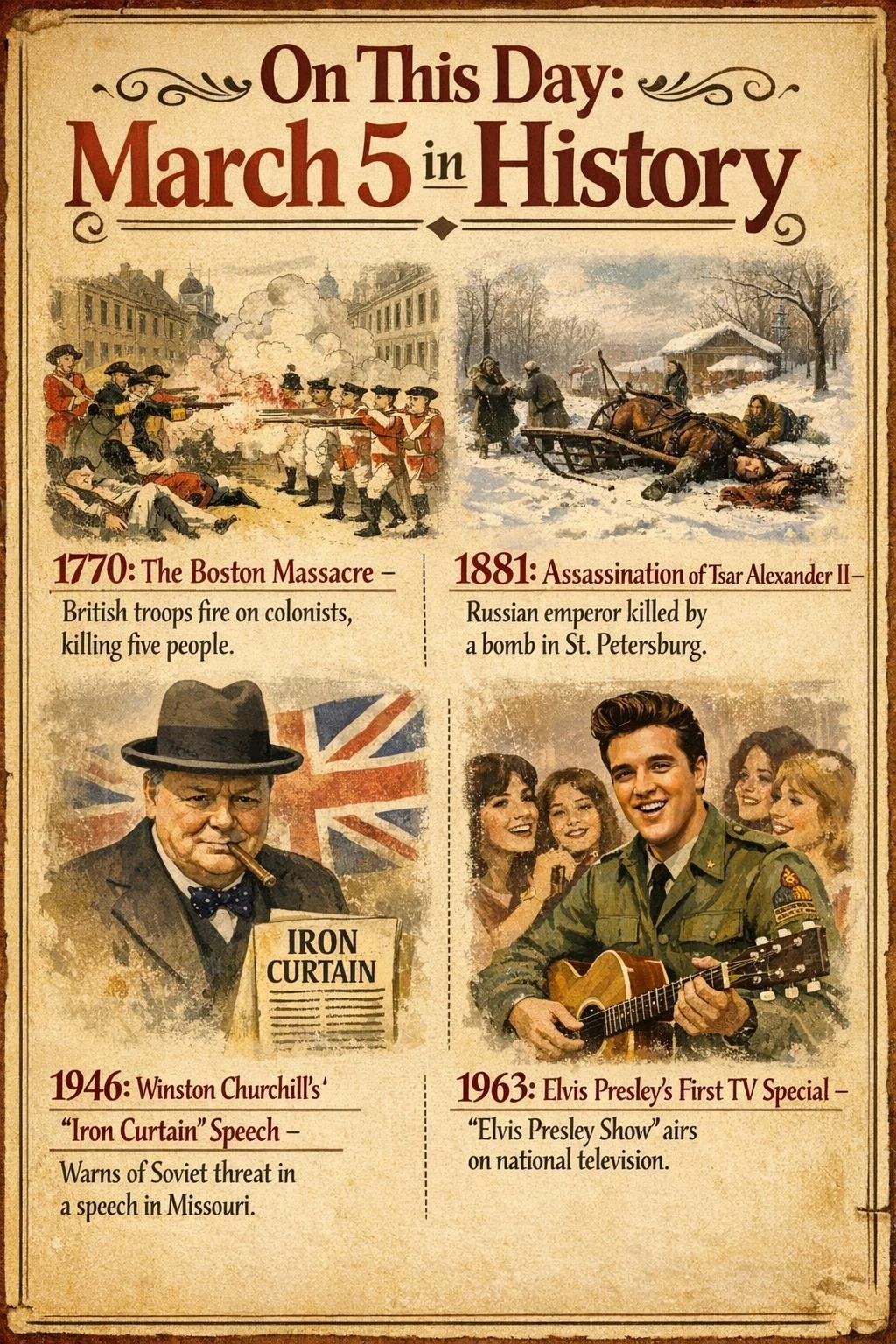 What Happened on March 5 in History?