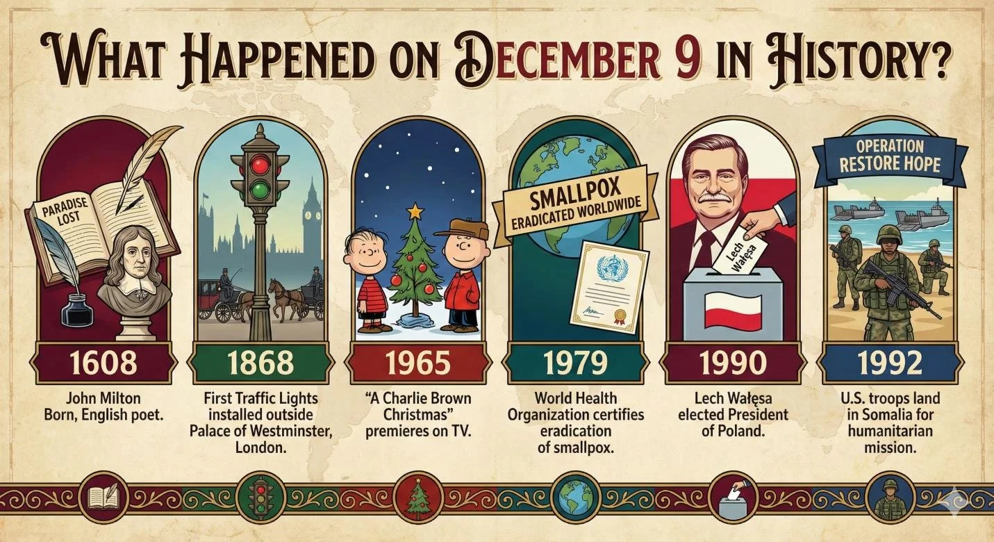 What Happened on December 9 in History?