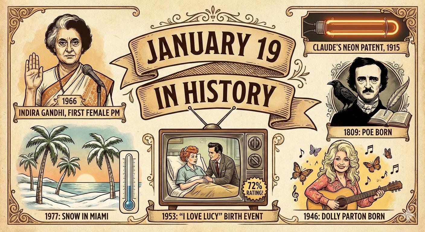What Happened on January 19 in History?