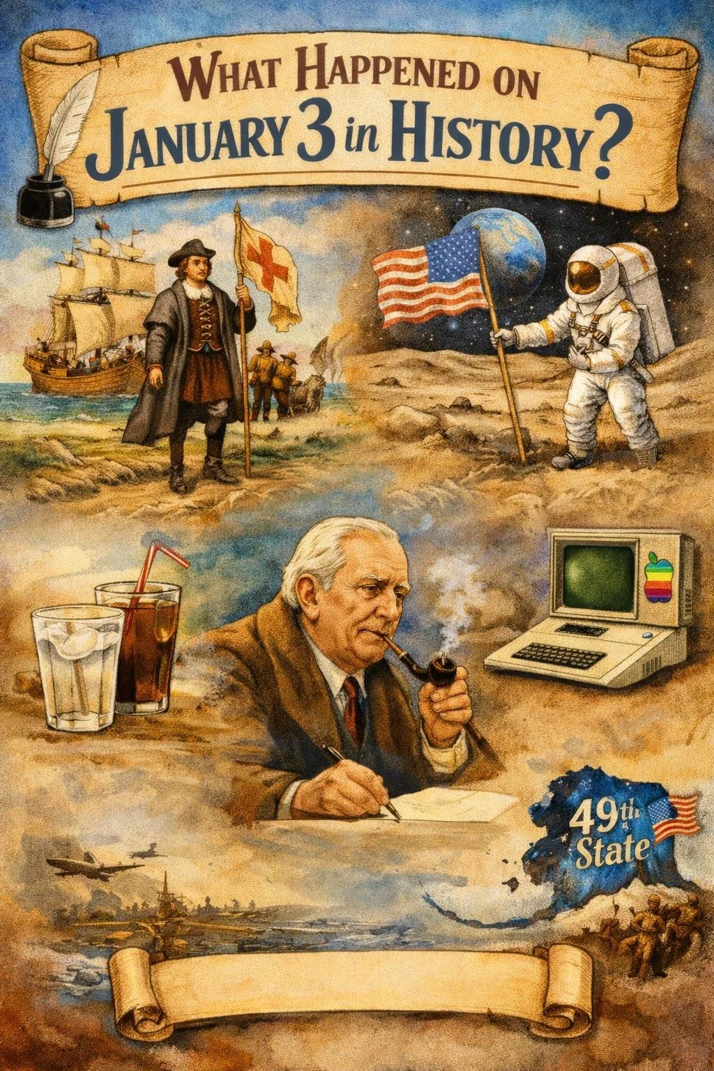 What Happened on January 3 in History?