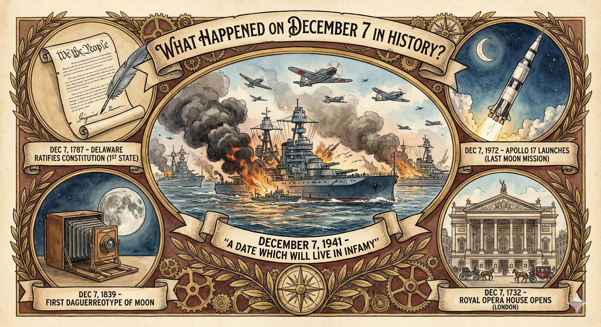 What Happened on December 7 in History?