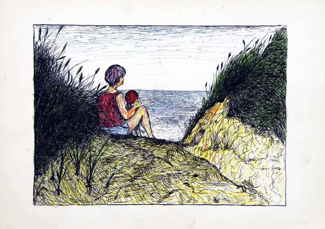 101, 12 januari 1971, Doorkijk in de duinen.jpg