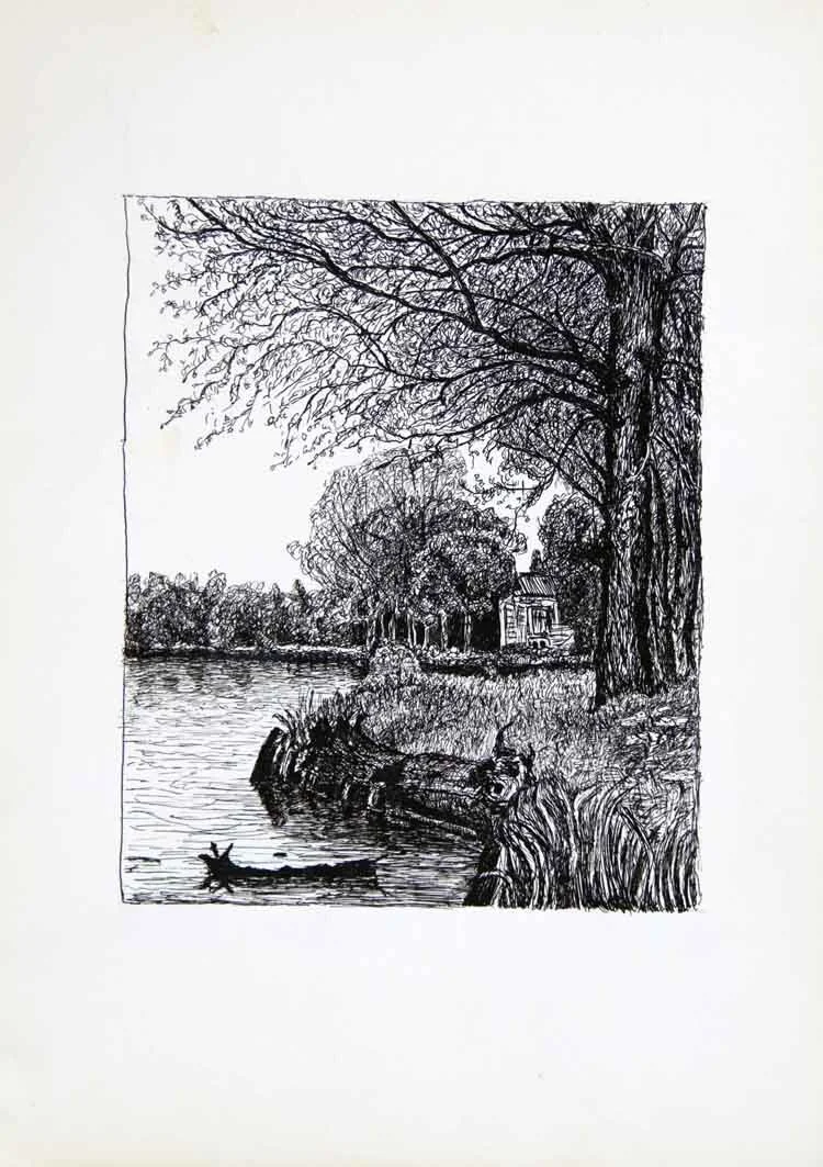 111, 28 februari 1971, Lente aan de plas.jpg