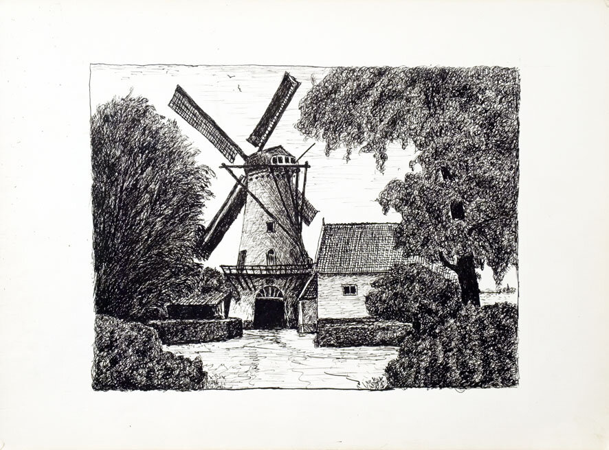 139, 1 juli 1971, Molen in Ouddorp.jpg