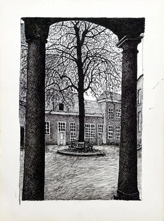169, 24 november 1971, Binnenplaats.jpg