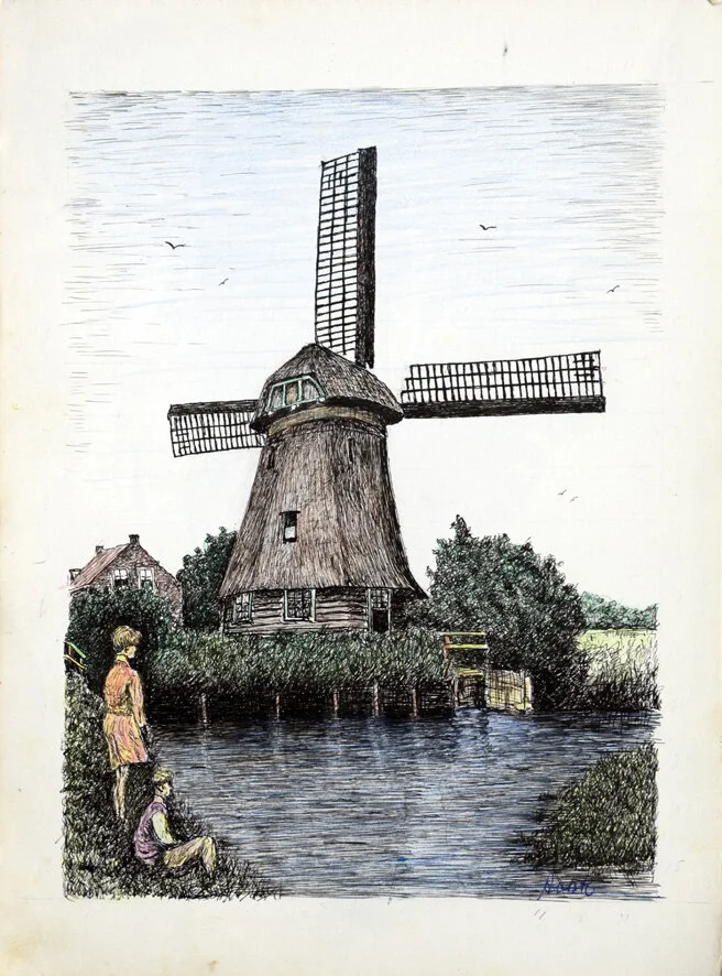 260, 15 februari 1973, Molen bij Edam.jpg
