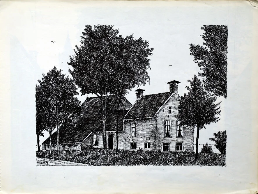 327, 20 juni 1974, Friese boerderij.jpg