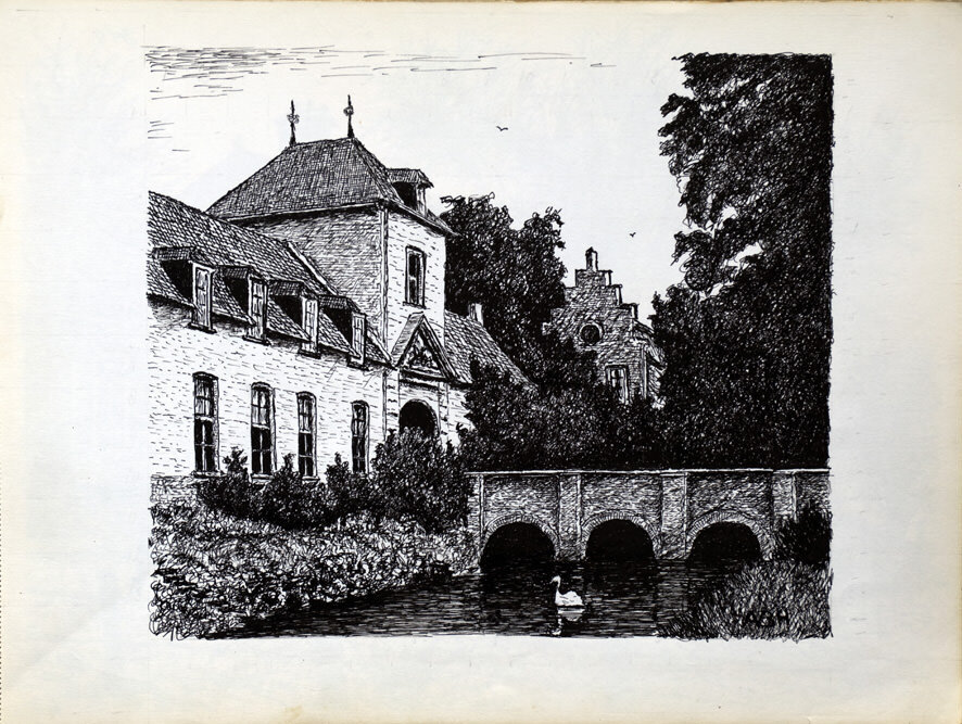 345, 14 november 1974, Boerderij van kasteel Nieuwenbroek Beesel.jpg