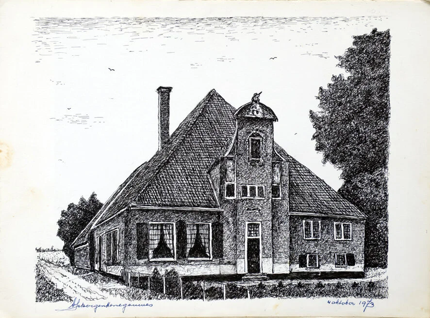 292, 4 oktober 1973, Oude boerderij in de Beemster.jpg