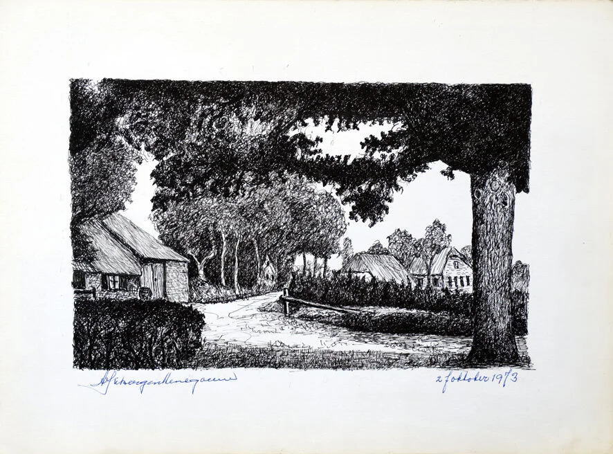 296, 27 oktober 1973, Landweg op de Veluwe.jpg