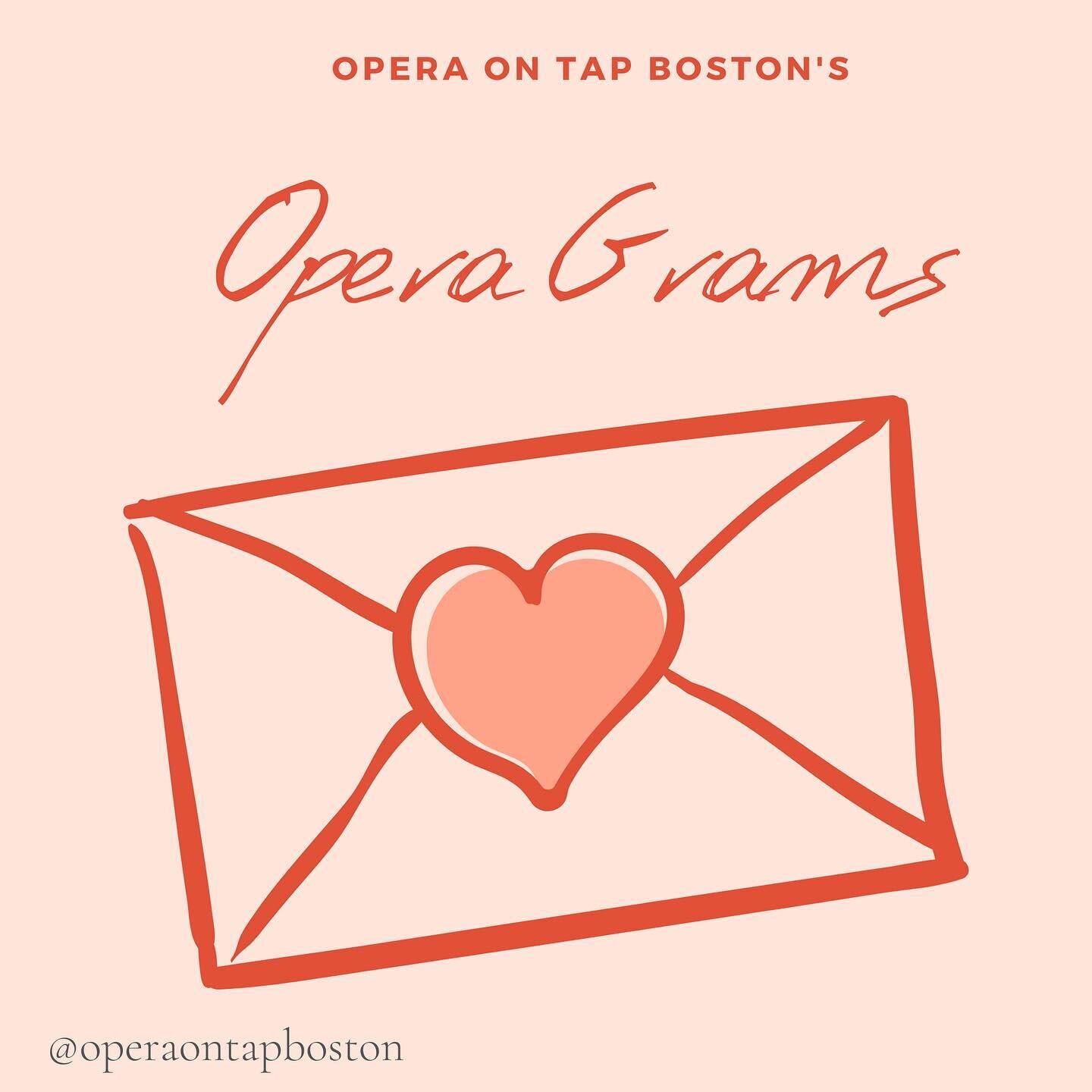 🎶Send an OPERAGRAM to someone special today!📱
.
In these times of social distancing, we&rsquo;d like to offer the next best thing to surprise your friends and loved ones with Operagrams! Our singers will call your loved one and offer a song to brig