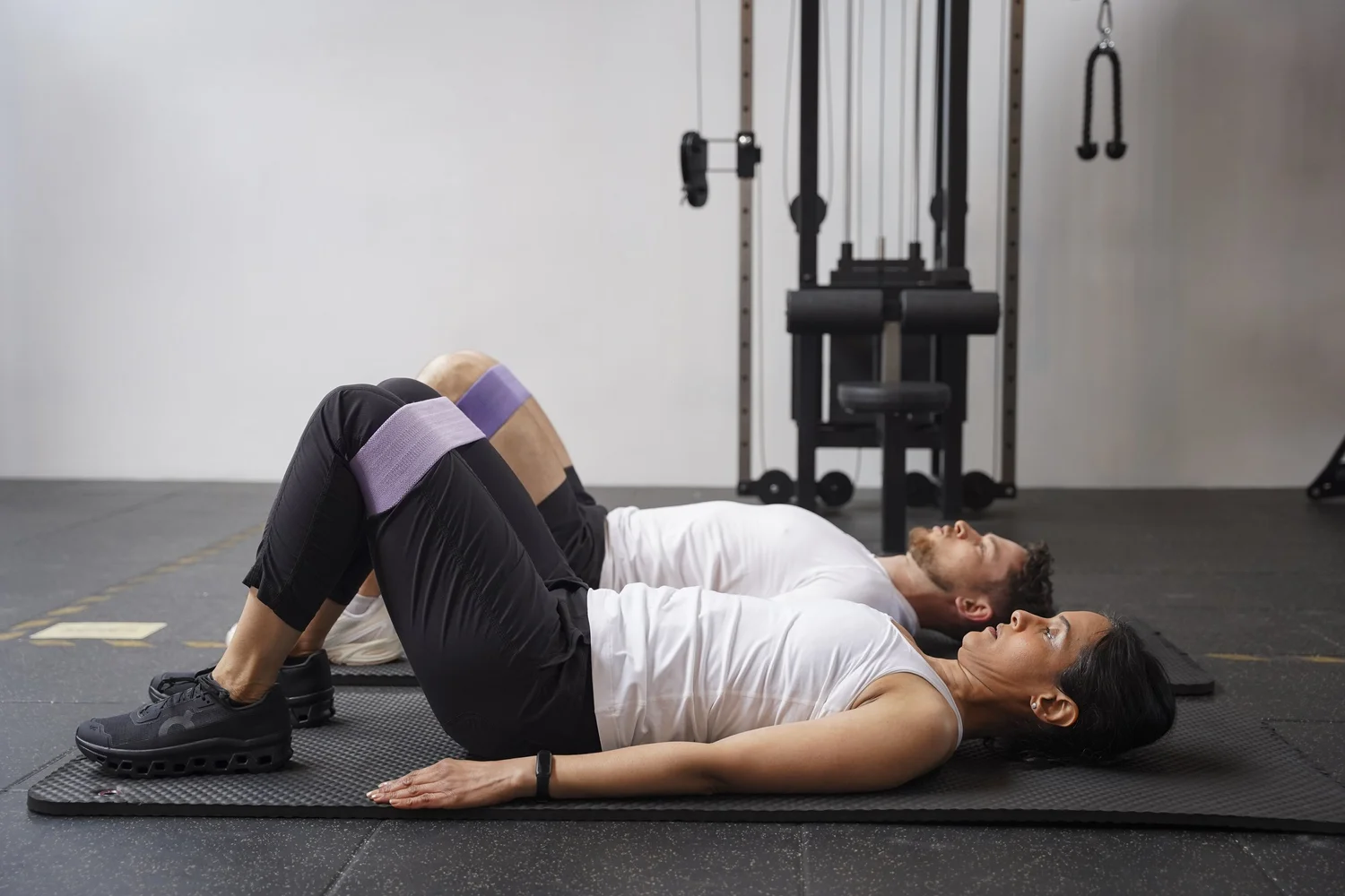 Small-group personal training class
