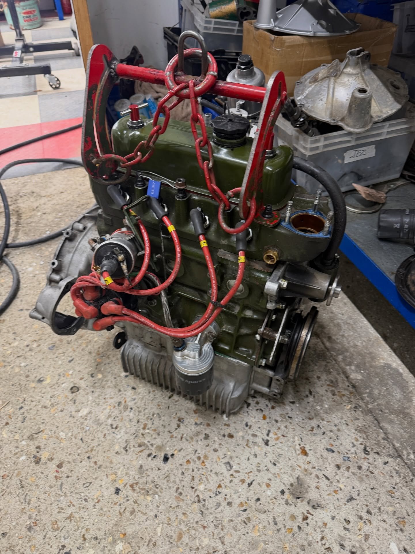 Mighty Mini engine in for post season dyno session to get a benchmark power figure before it&rsquo;s strip down and rebuild to get ready for next year. 
📧 chris@craftedclassics.co.uk
www.craftedclassics.co.uk
📞 01728628538

.
. 
.
.
.
.  #lovemyjob