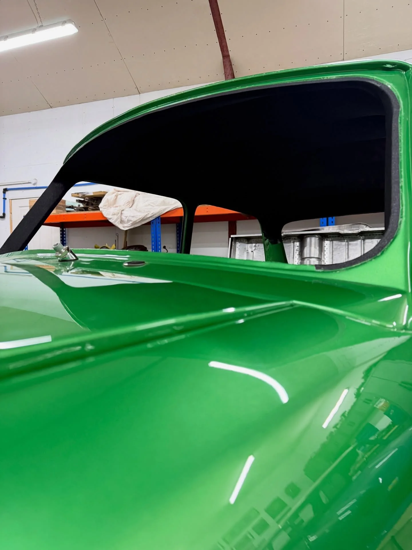 Really pleased with the work that Freya from @the_trim_shed has done yet again! Fabulous job on the headlining on the GT. This allows me to get on with glass and interior now! 
📧 chris@craftedclassics.co.uk
www.craftedclassics.co.uk
📞 01728628538

