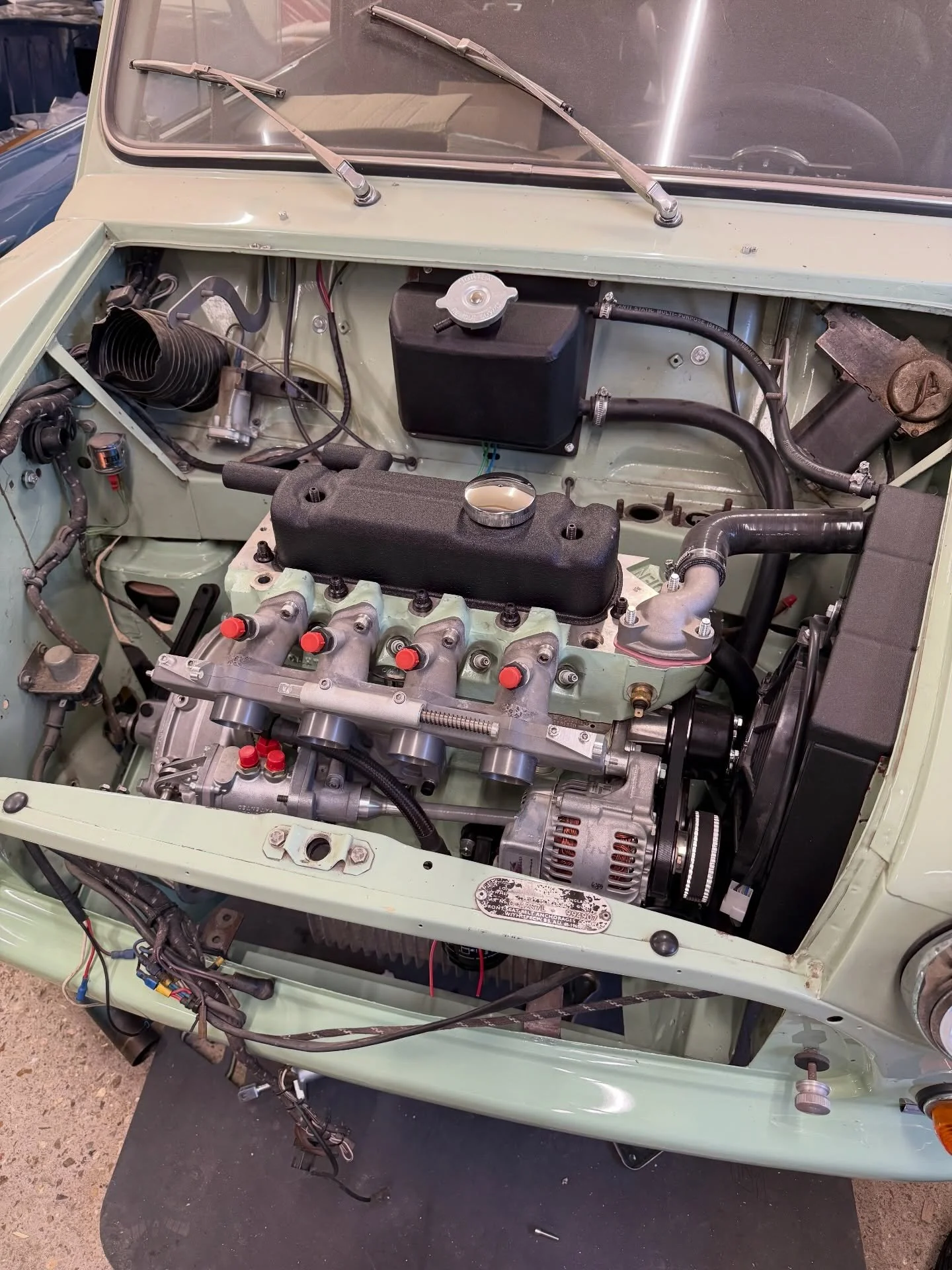 The 8 port rally special is now in place. Competition driveshaft assembly to fit and it won&rsquo;t be long until we send it off for a very special and unique fuel system to work rig the mechanical injection. 
📧 chris@craftedclassics.co.uk
www.craft