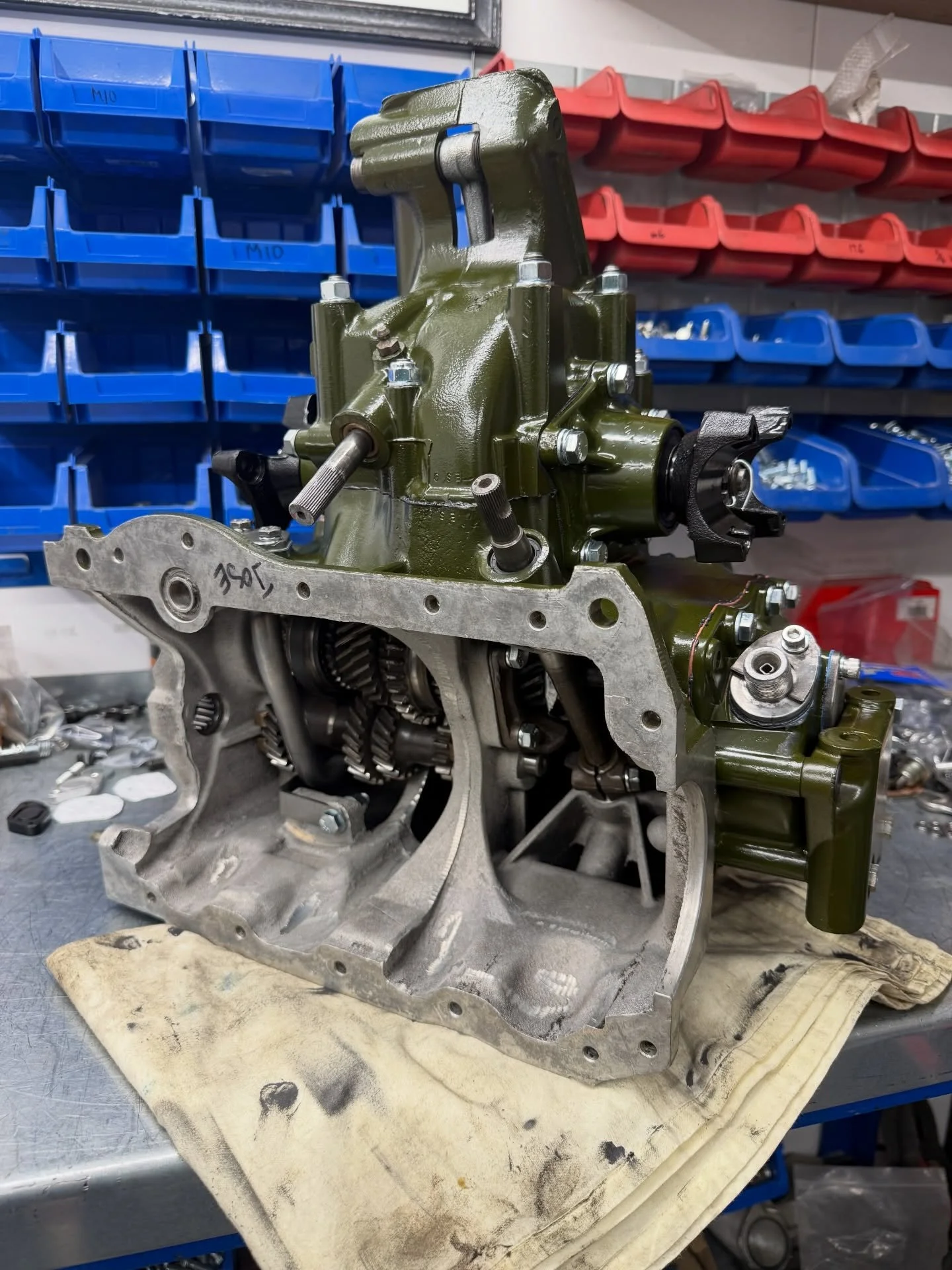 Th gearbox for the 1071 is now complete. Ready to get it fitted and dressed for testing next week. Polite reminder, just because your project isn&rsquo;t being shown doesn&rsquo;t mean I&rsquo;m not working on it. #project #mini #gearbox #engine #cla