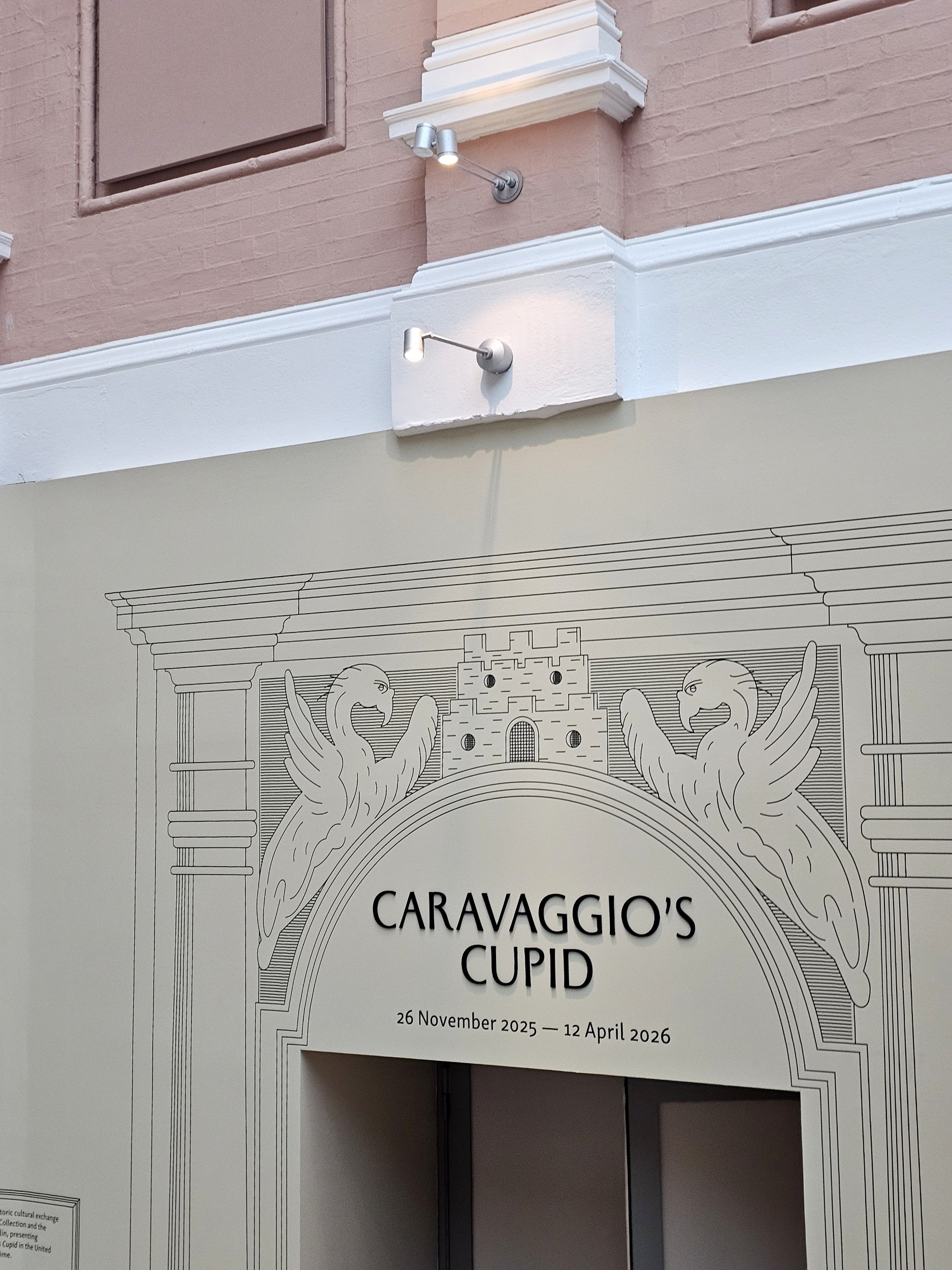 Caravaggio's Cupid entrance