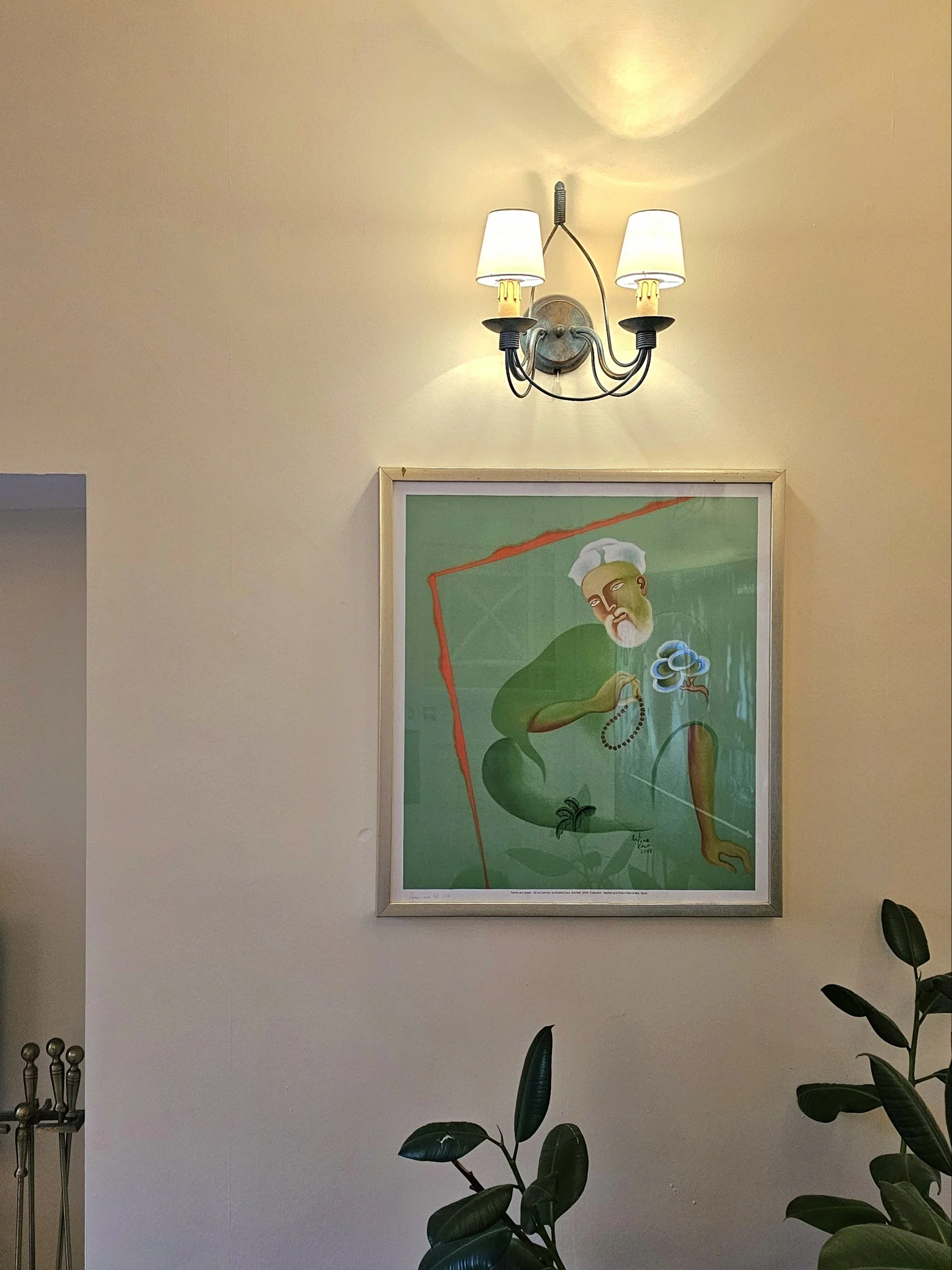 Abstract Art of a guru