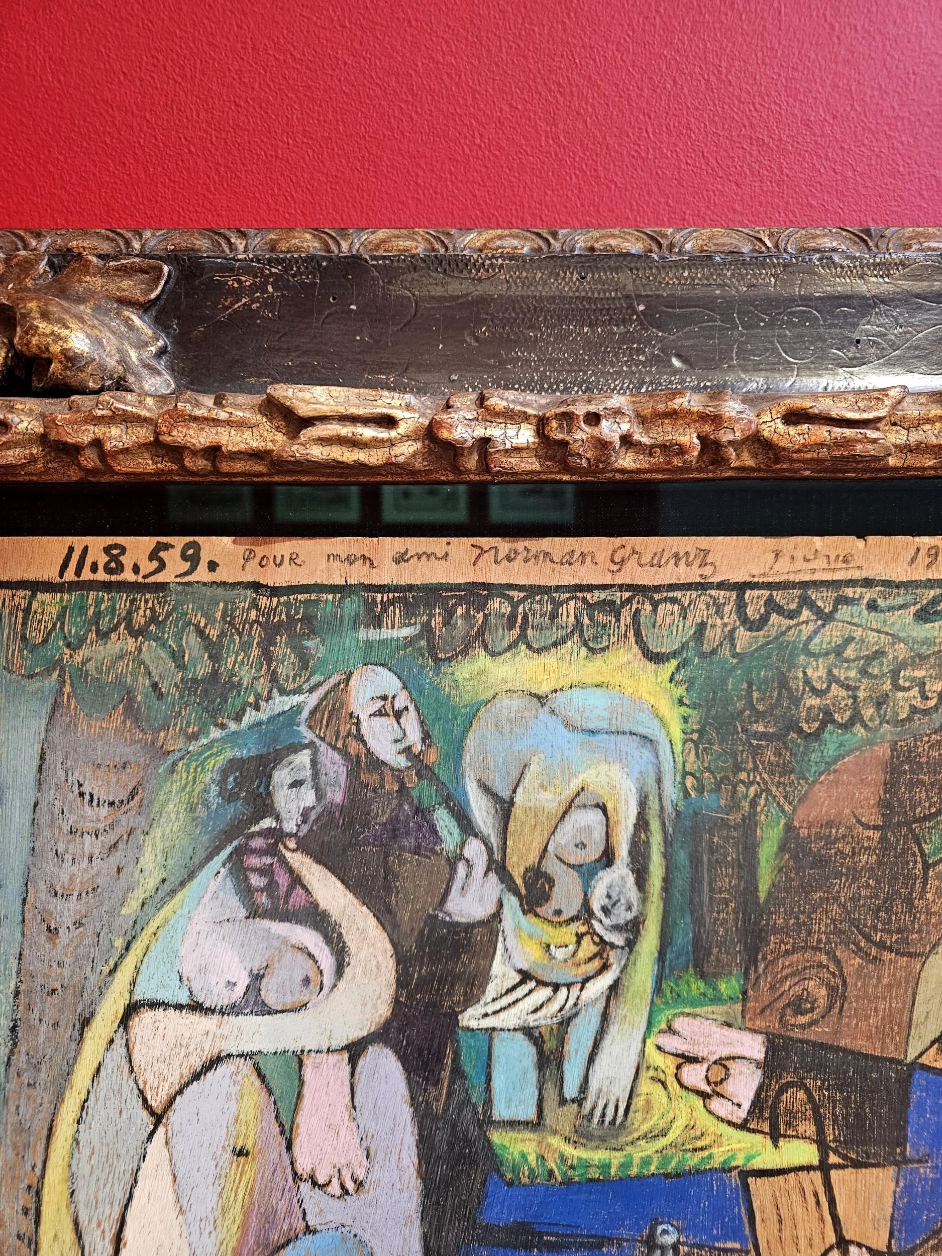 Close up of Le Dejeuner sur l'herbe by Picasso