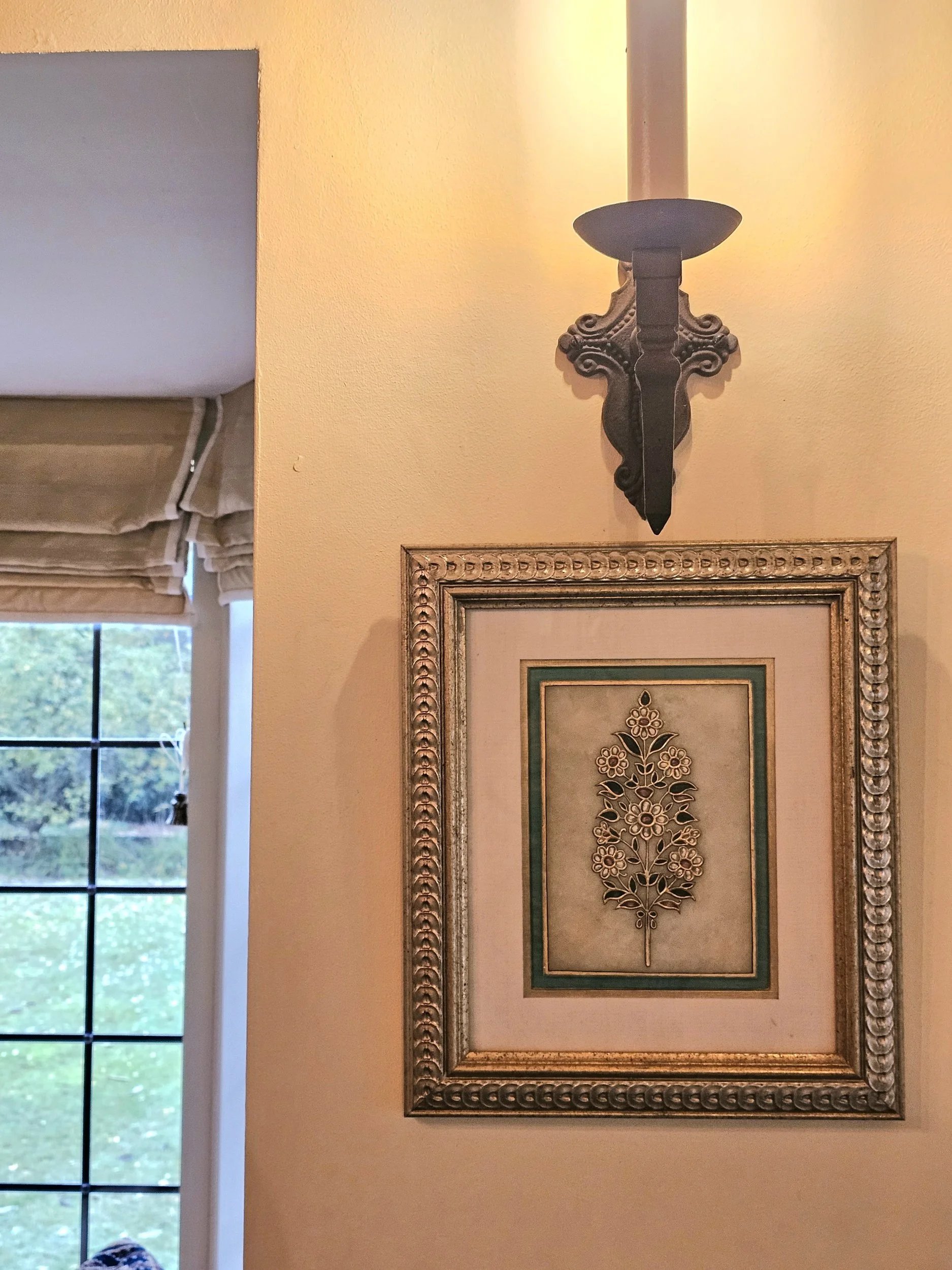 Mixed media ornament