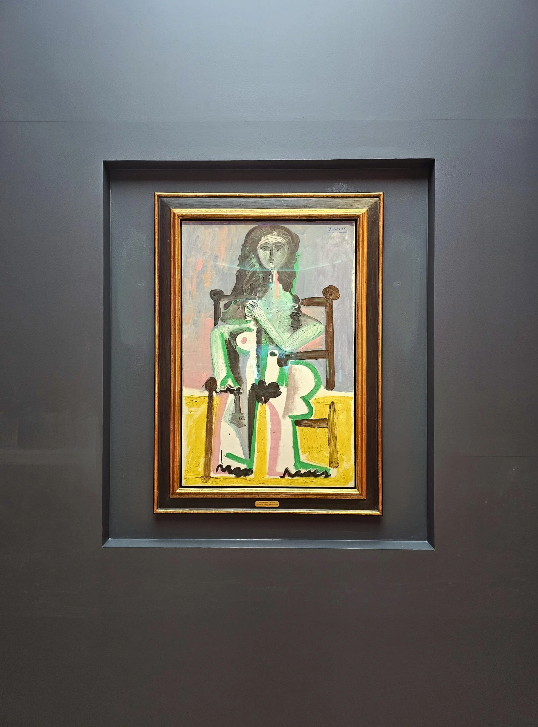 Nu assis dans un fauteuil by Picasso
