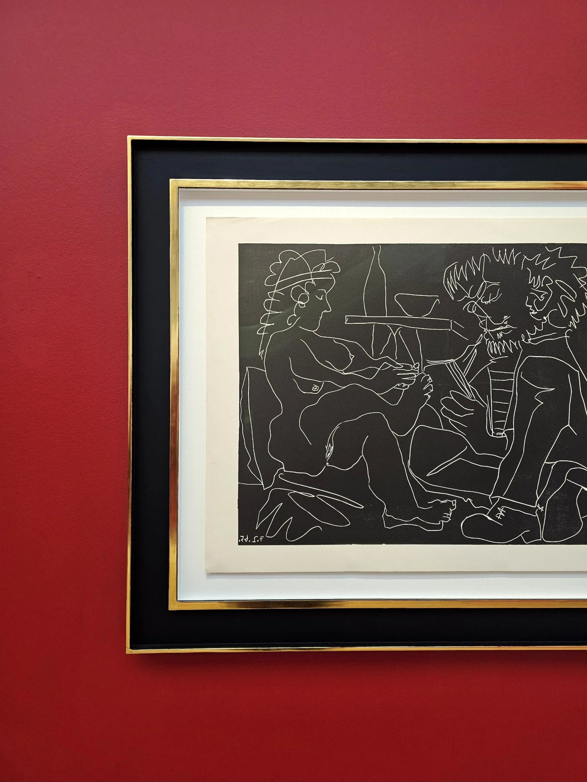 Le Peintre et son modele by Picasso