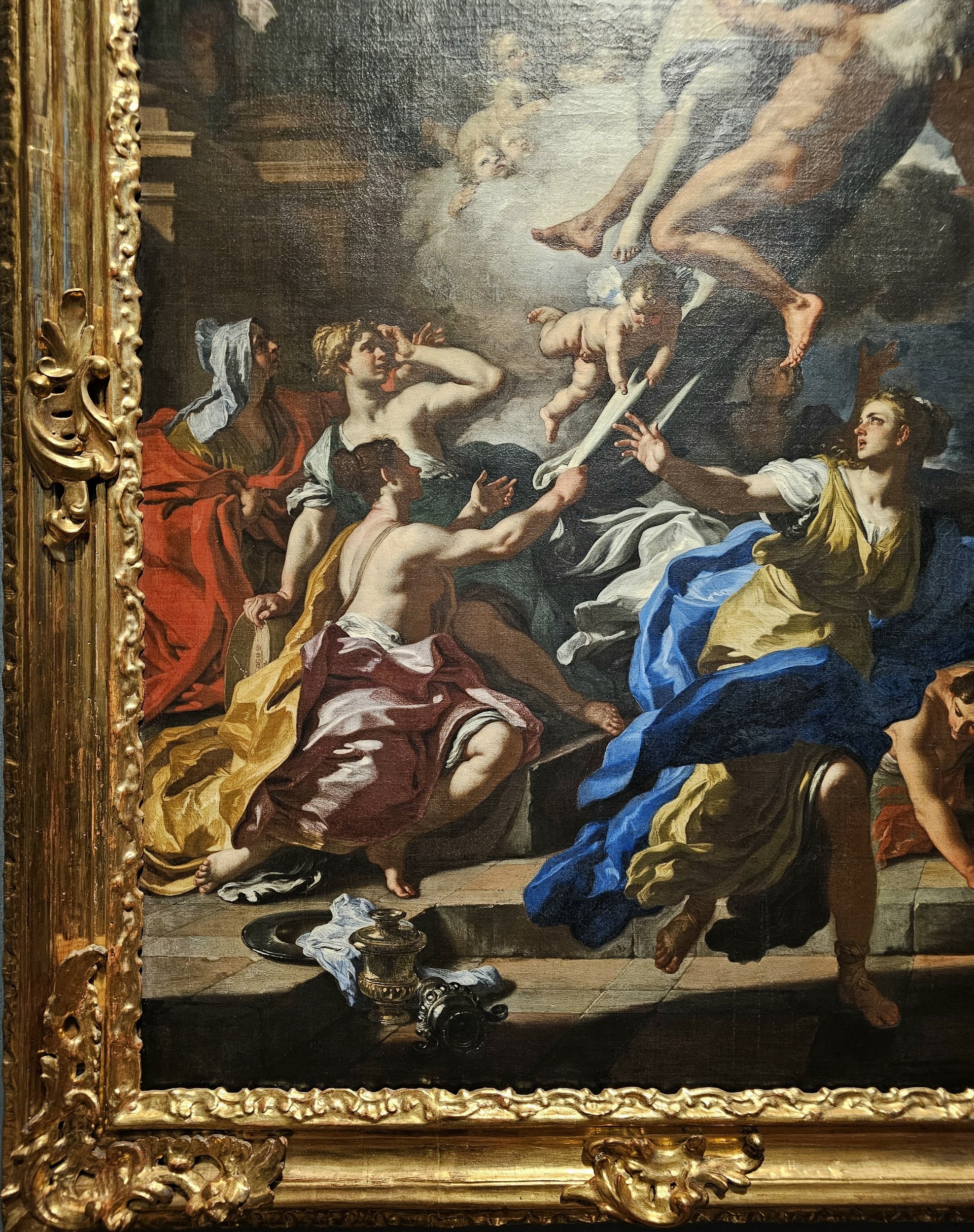 Boreas Abducting Orethiya, Daughter of Erechtheus by Franceso Solimena
