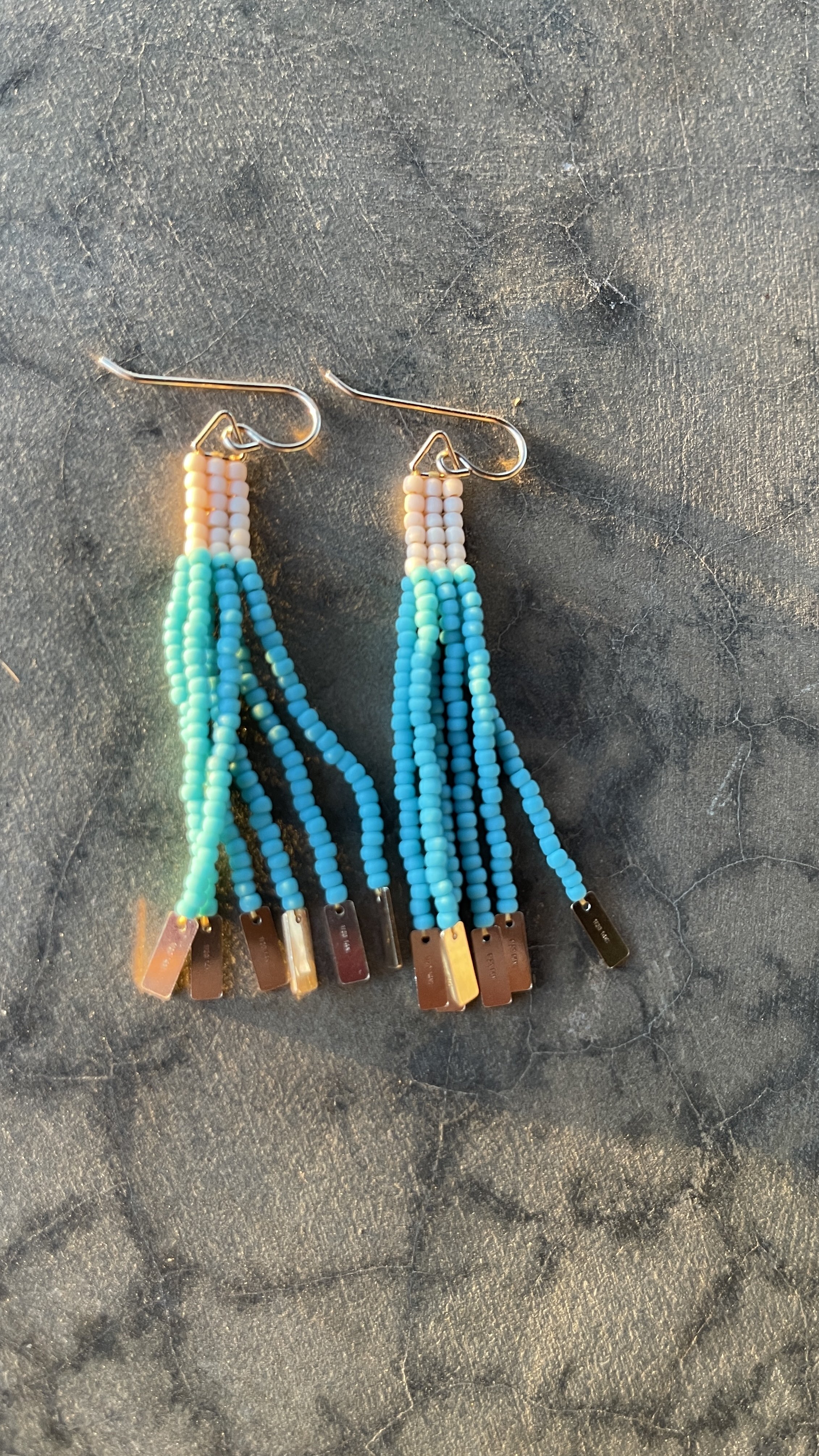 Hula Skirt Earrings