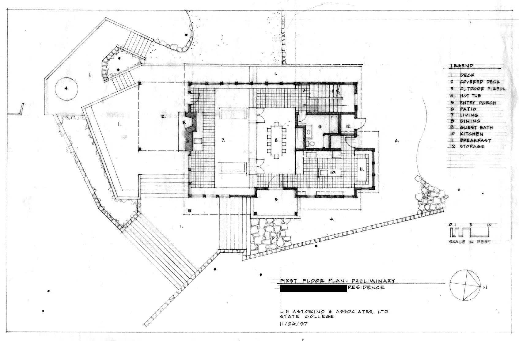 Early First Floor Plan