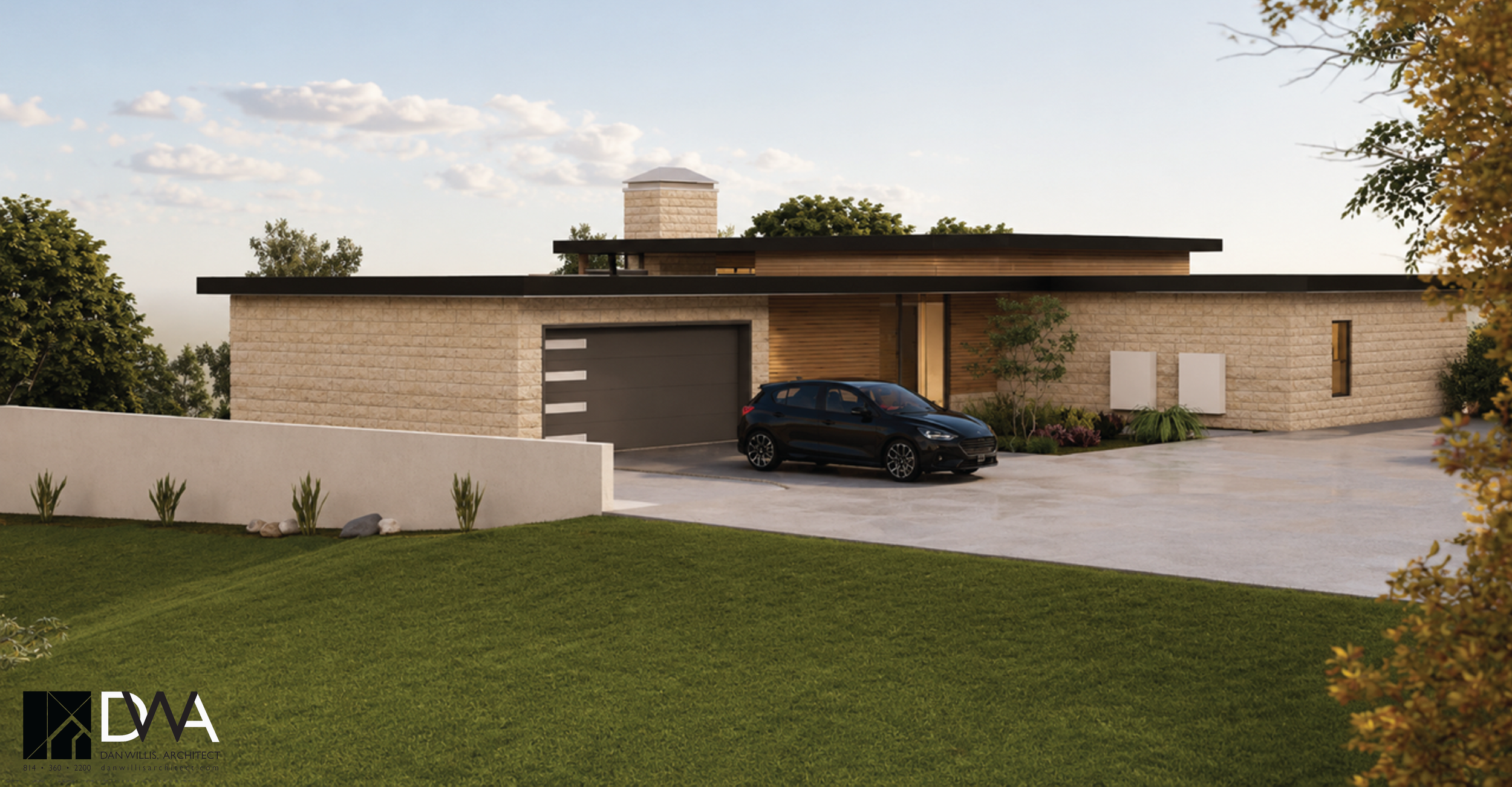 View of Garage and Entrance