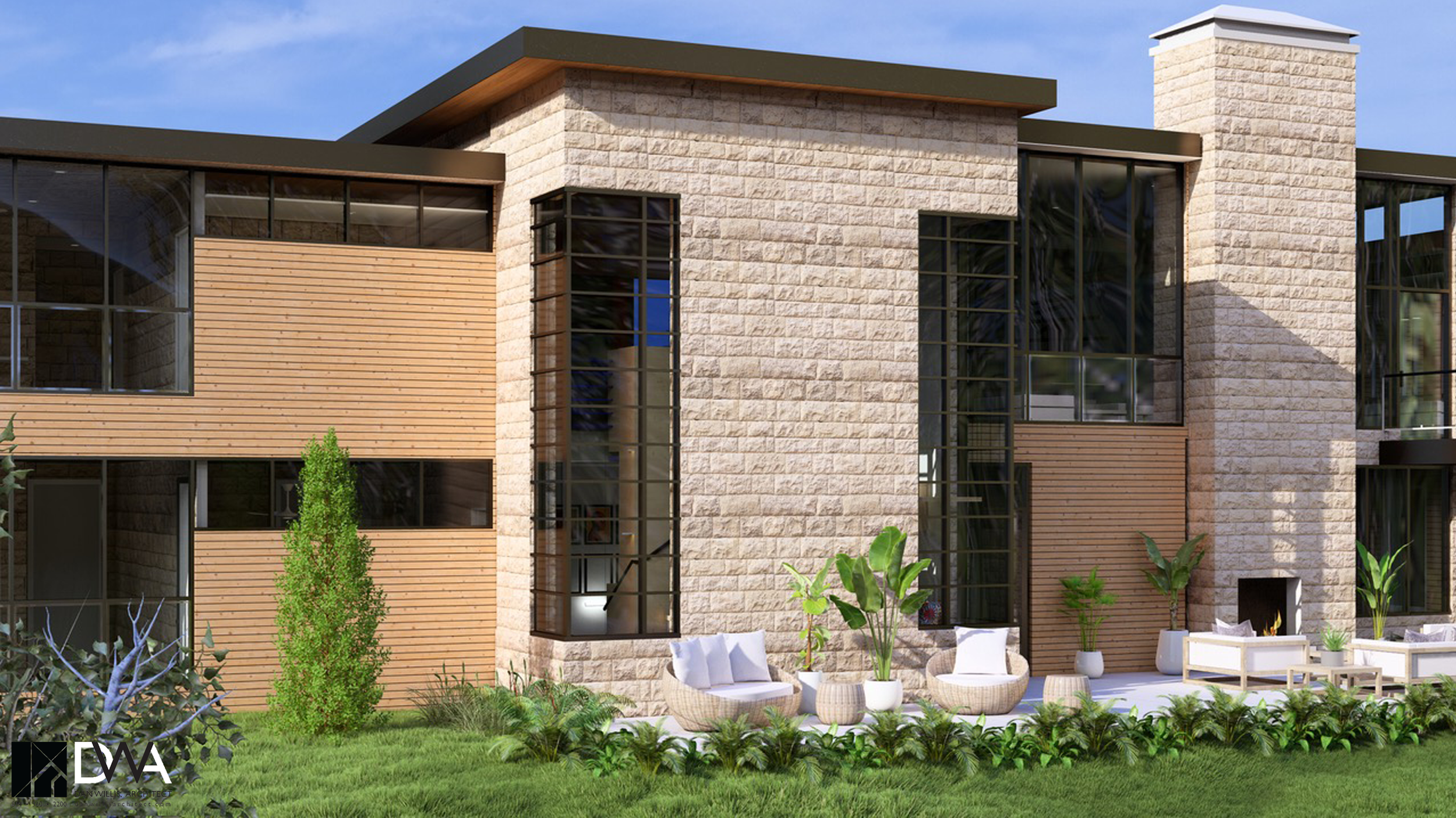 Perspective of Patio
