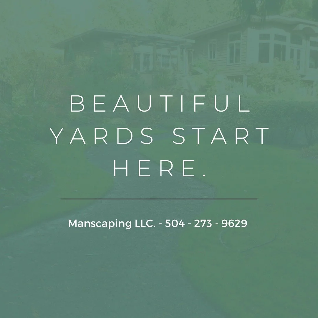 We handle the hard work so you don&rsquo;t have to! Call (504)273-9629 for a free estimate today🍃

#freeestimate #landscaping #lawncare #manscaping #beautifulyards