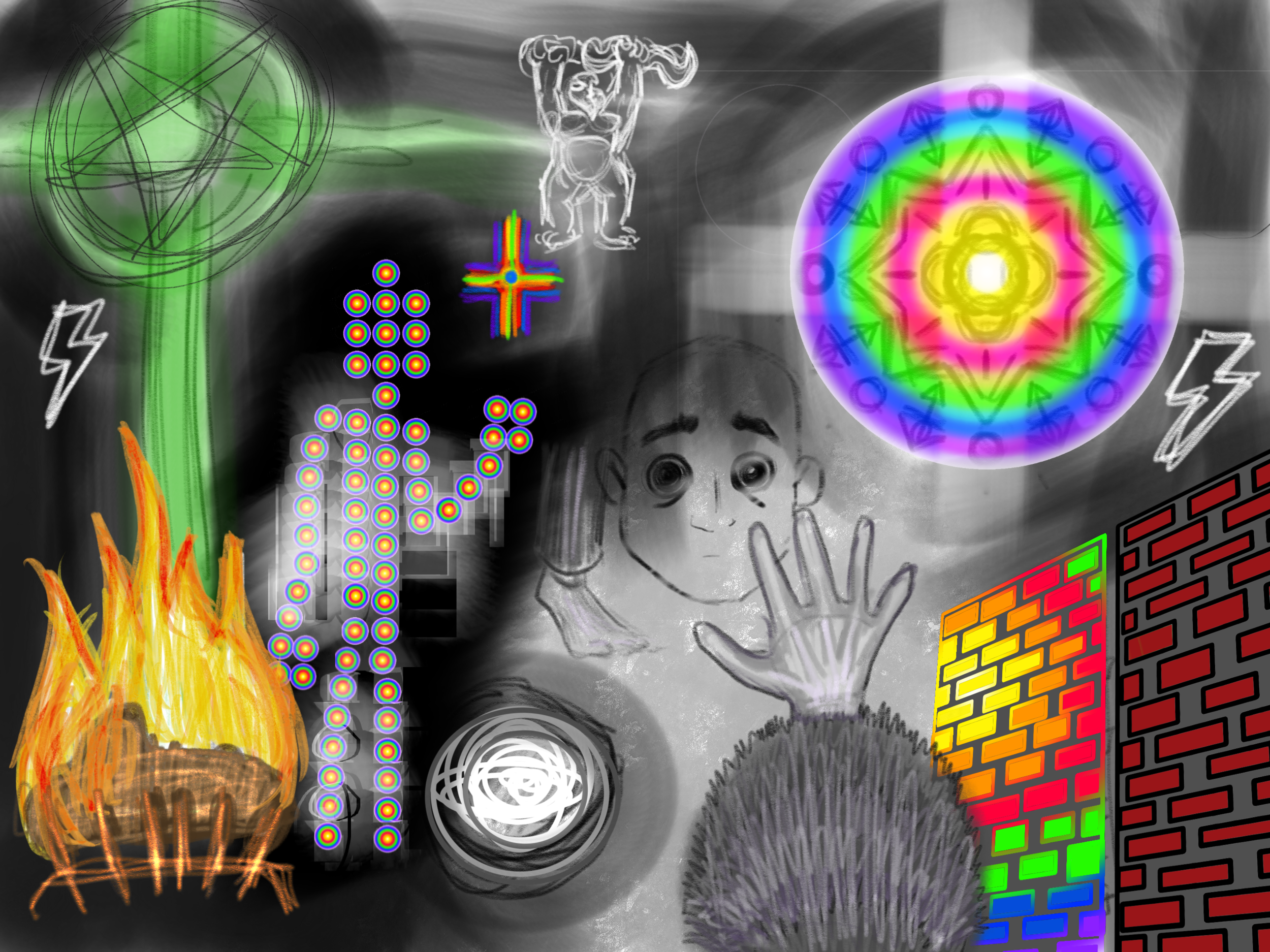 Ayahuasca Art after Night 1 of Ceremony