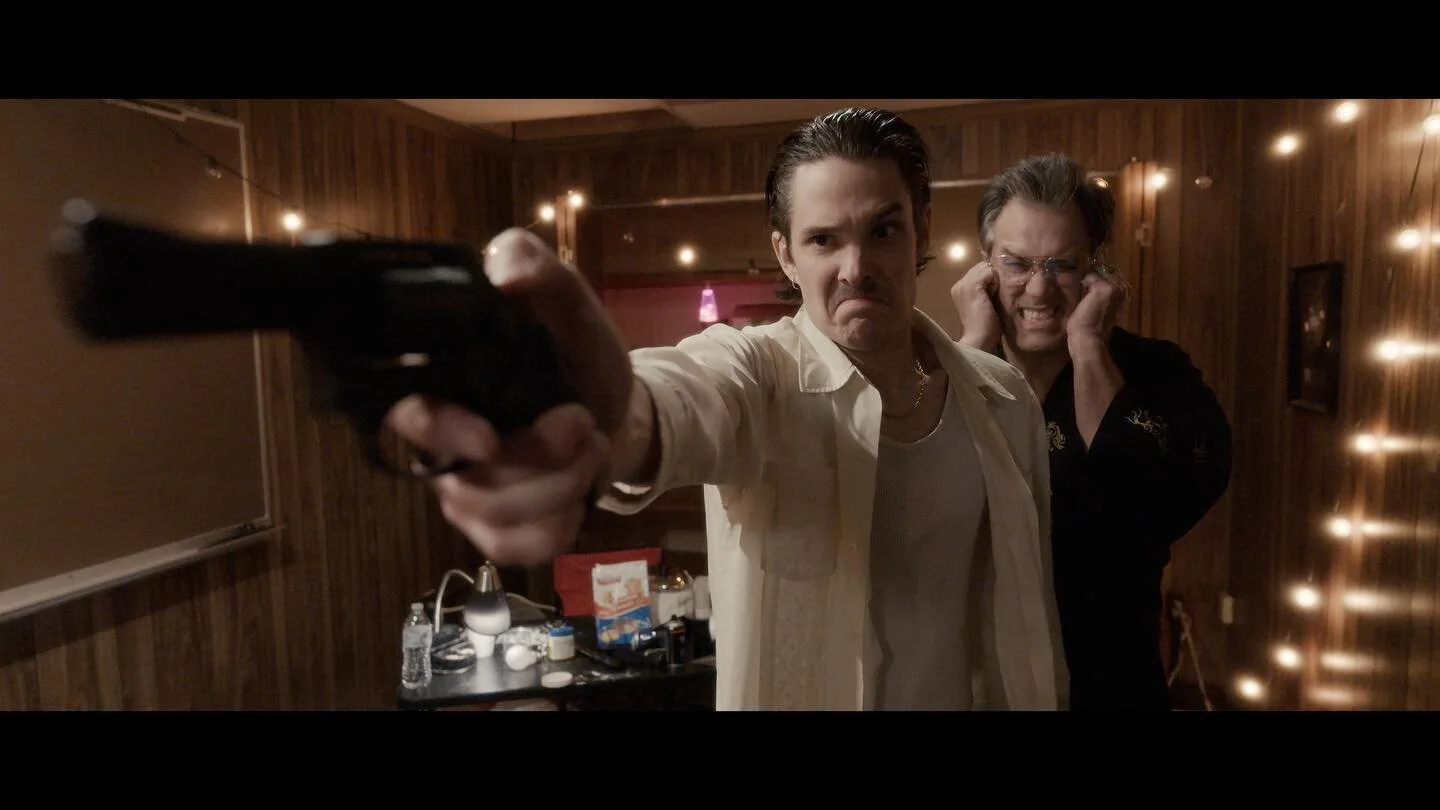 A few frames from the latest Manhammer shoot! Are we making a buddy film?!? 🎸 
So many cool peeps on this one:
Talent: @phat_wes 
Talent: @brianklandis 
Director: @caporalettifilms 
DP: 🤘
Gaffer: @ijoewinn 
AC: @samhuggi 
Sound: Todd Alonzo 
Art: C