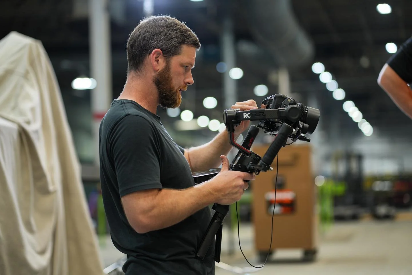 Shooting super-secret stuff w/ @thenomadmedia 👽 #bts