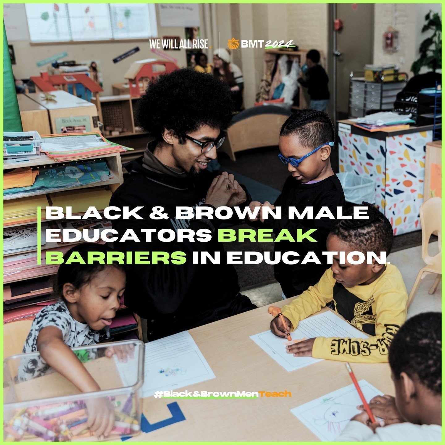 Our #BlackandBrownMenTeach campaign (#BMT2024), is a multiregional effort to raise awareness and promote increased representation of Black and Brown male educators in classrooms and schools. Help us spread the word and join the campaign to support Al